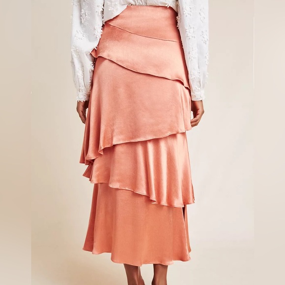 Maeve Cassia Tiered Maxi Skirt - Picture 4 of 8